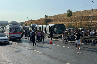 Küçükçemece'de Metrobüs Kazası